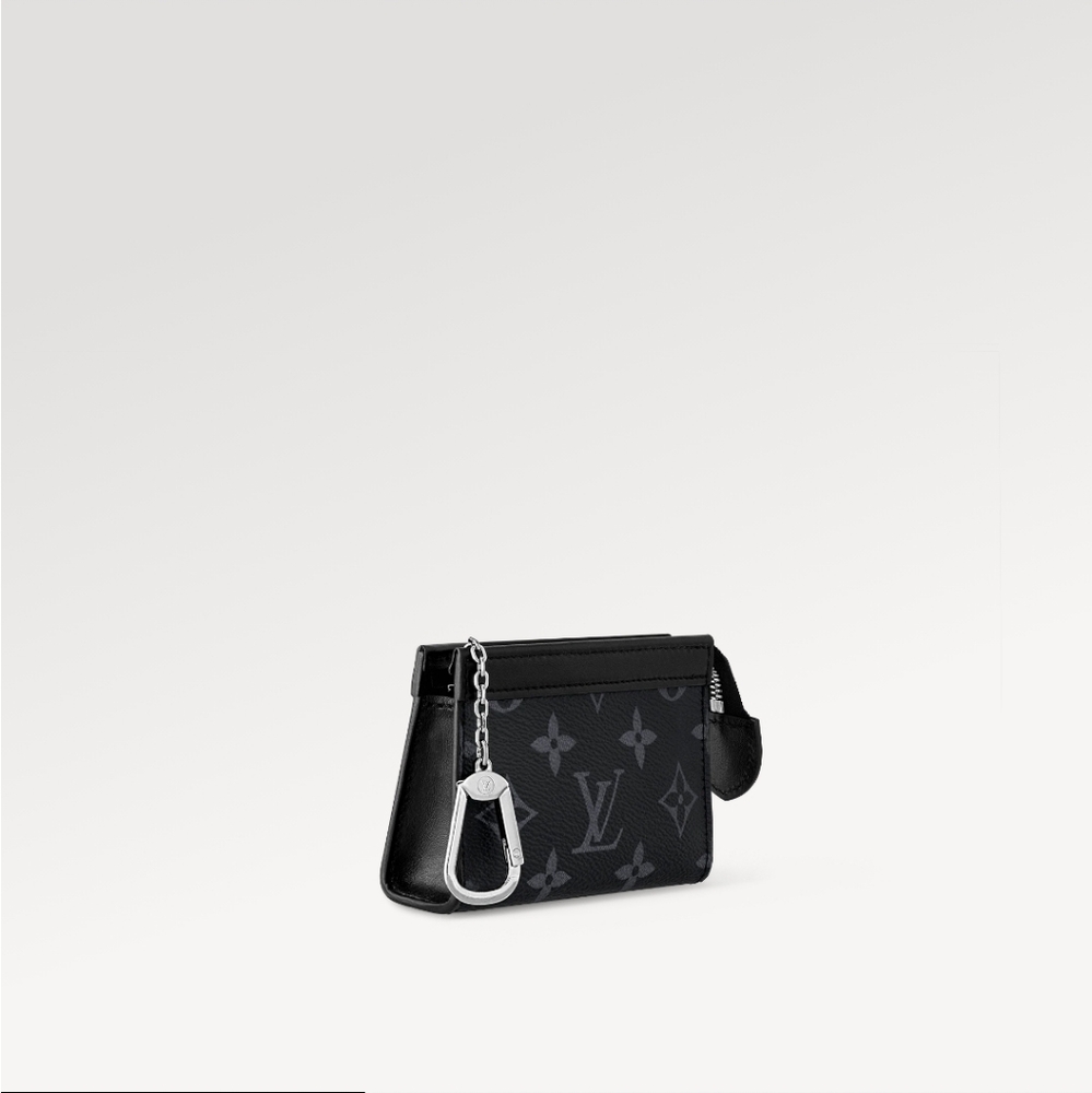 Louis Vuitton Monogram Eclipse Voyage Key Pouch - Picture 4 of 16